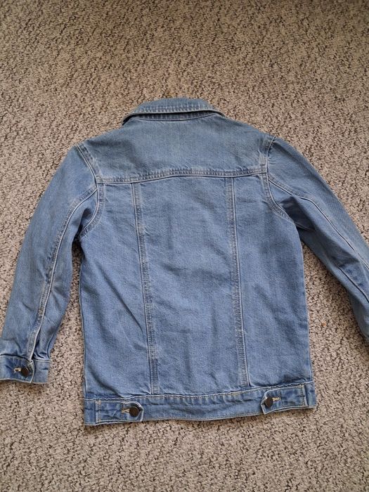 Джинсова куртка подовжена для підлітка