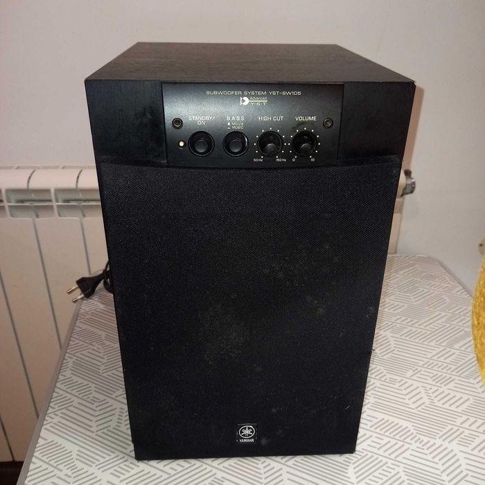 Subwoofer yamaha yst sw105 80watts