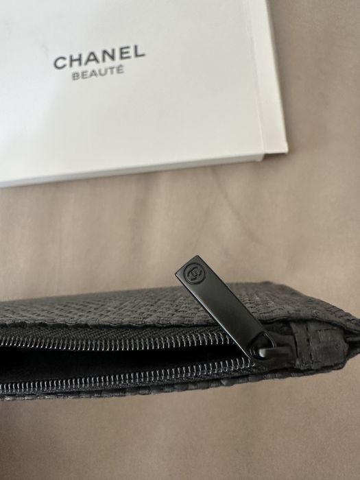 Kosmetyczka styl raffia saszetka Chanel