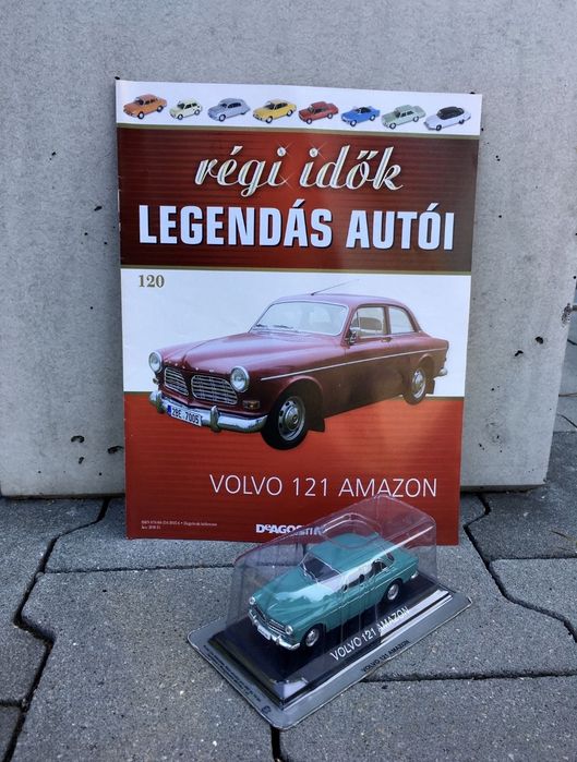 VOLVO 121 AMAZON #120-auta PRL,model,autka,kolekcja,plakat,folder