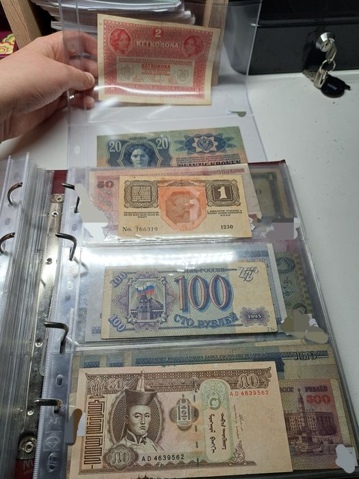 Banknoty zagraniczne różne