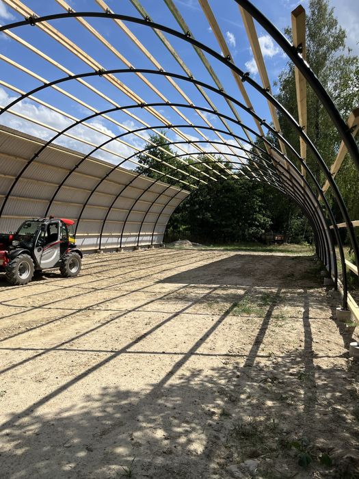 Konstrukcja hali łukowej