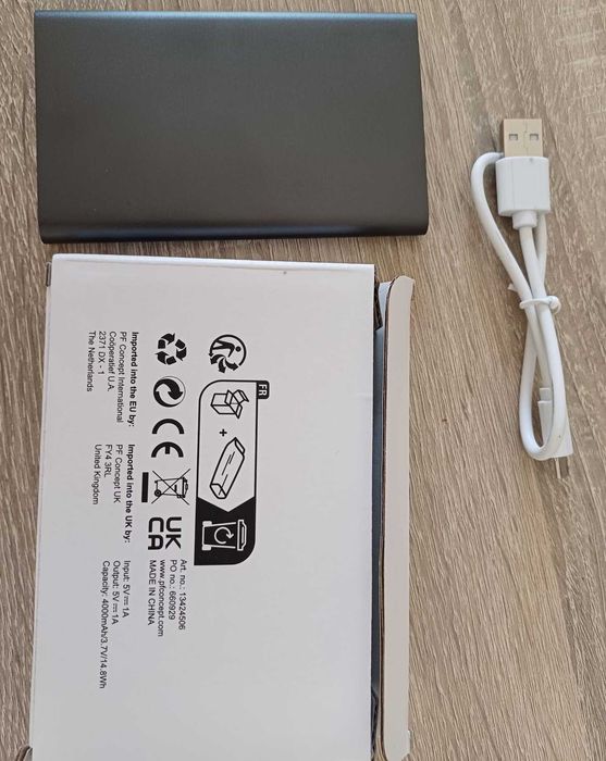 Powerbank de 4000mAh/3,7V/14,8Wh