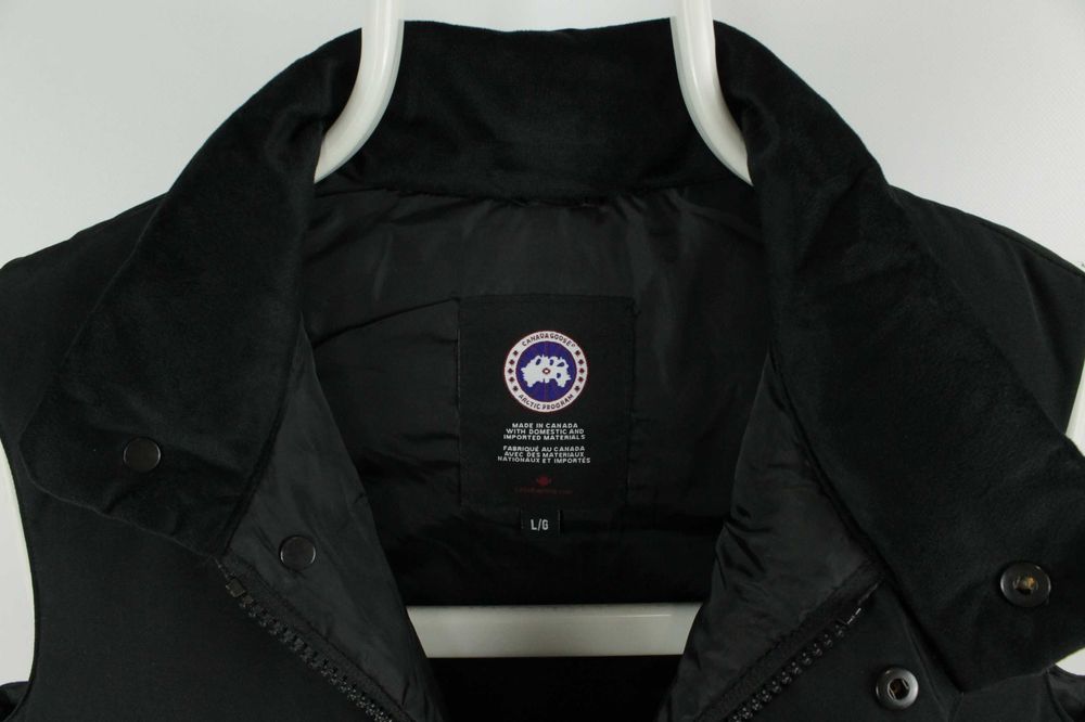 Якісна пухова жилетка Canada Goose Black Puffer Vest Men's Розмір М-Л