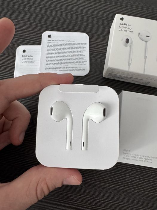 Оригінал Earpods Lightning / type c навушники провідні з мікрофоном для айфона