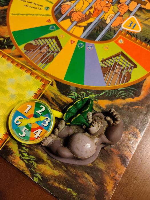 Livro Disney Tarzan Um Divertido Livro Interactivo 6 Jogos