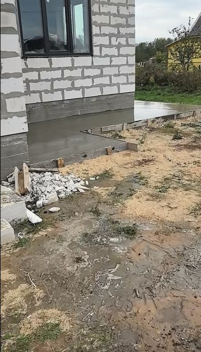 Монолитные работы. Отмостка.Фундамент.Демонтаж.