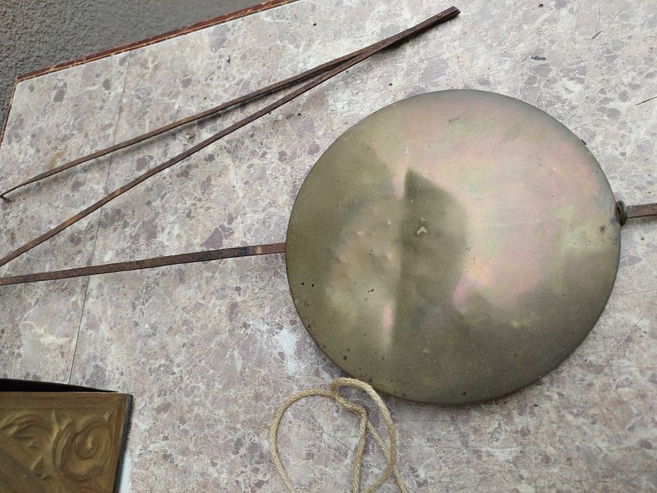 165 Stary zegar wkład mechanizm comtoise komplet budzik