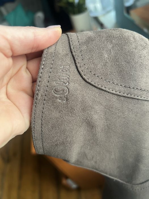 Zamszowe buty Olivier botki