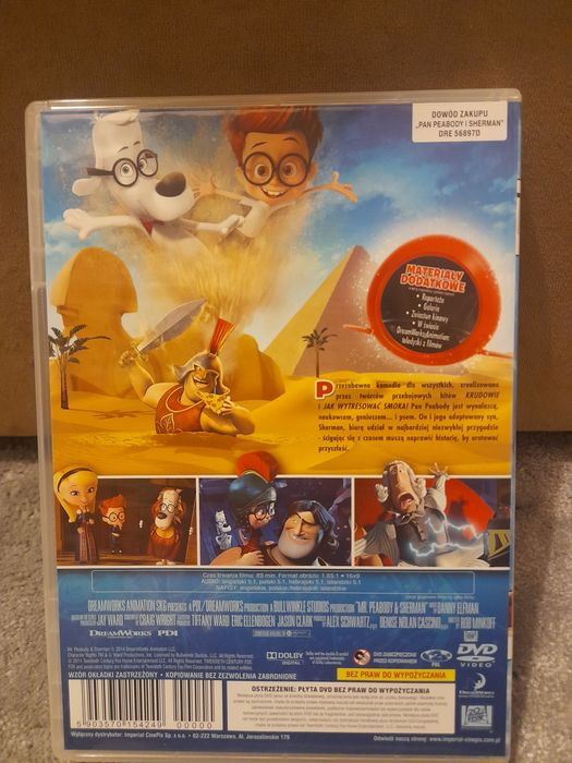 Płyta DVD Pan Peabody i Sherman