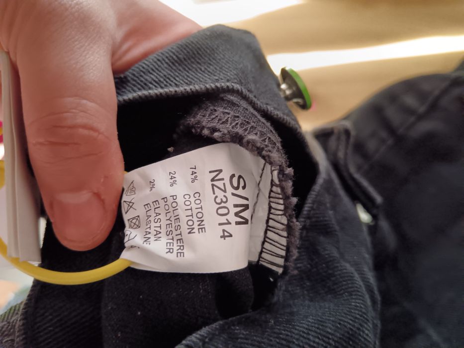 Kurtka jeansowa s/M print motyl