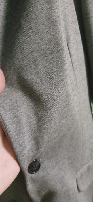 Чоловічий сірий трикотажний піджак Zara Man (розмір 48-50) ідеальний