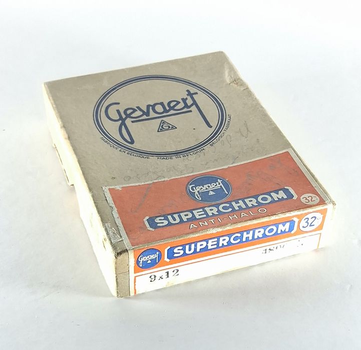 Caixa de cartão antiga Gevaert