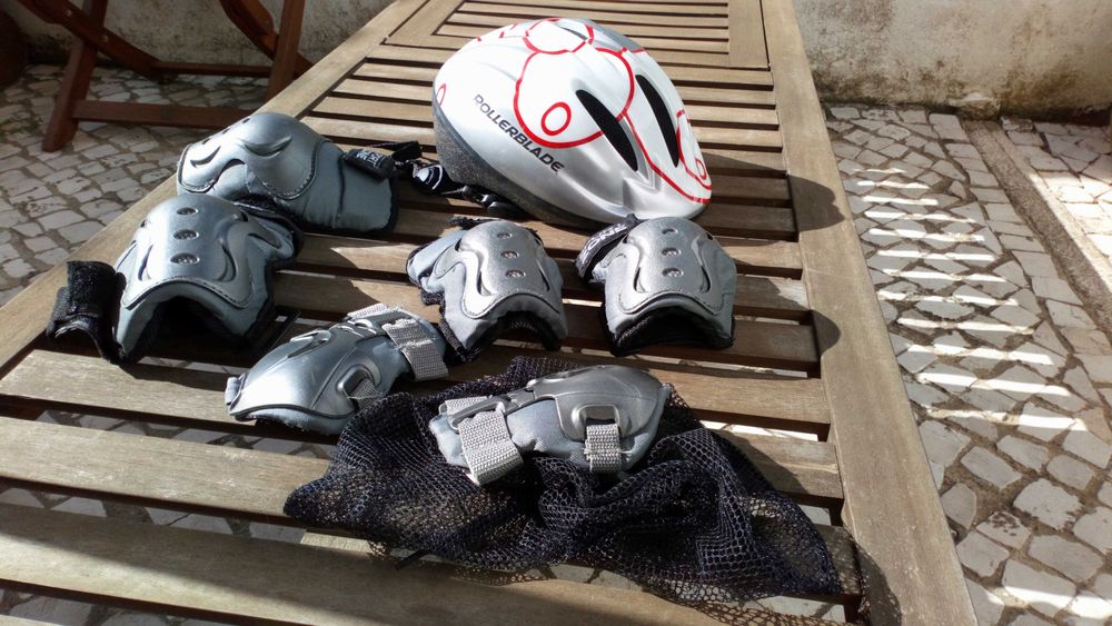 KIT segurança bicicletas criança