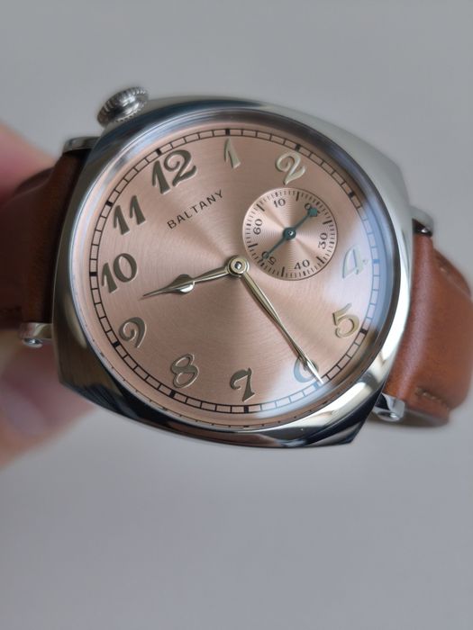 Zegarek automatyczny Baltany 1921, 38mm, mechanizm Seagull ST1701, szafirowe szkło, wersja 2025