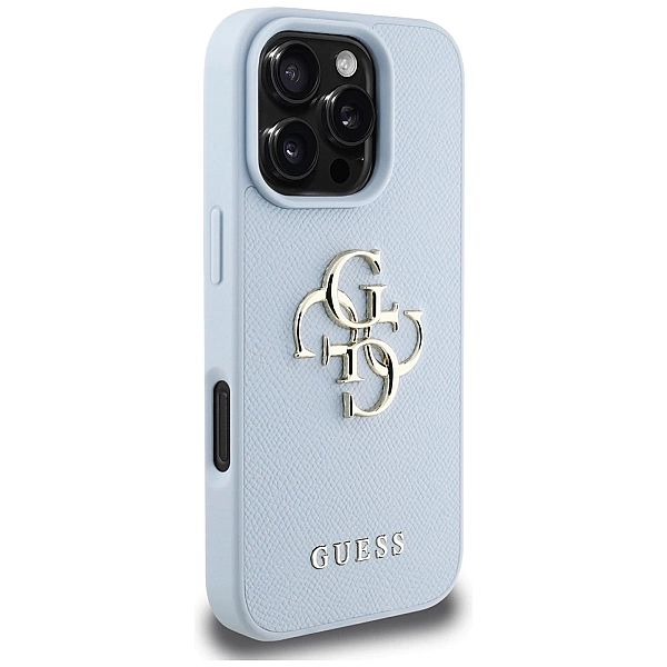 Etui Guess Grained Big 4G Logo Small Classic Logo na iPhone 16 Pro - n