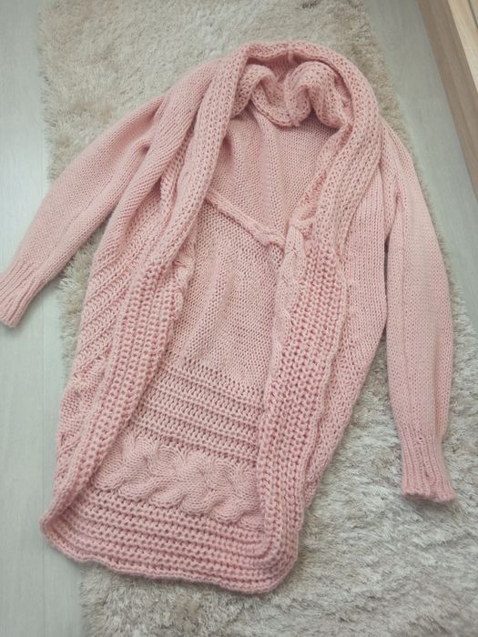 Ciepły sweter kardigan damski 38