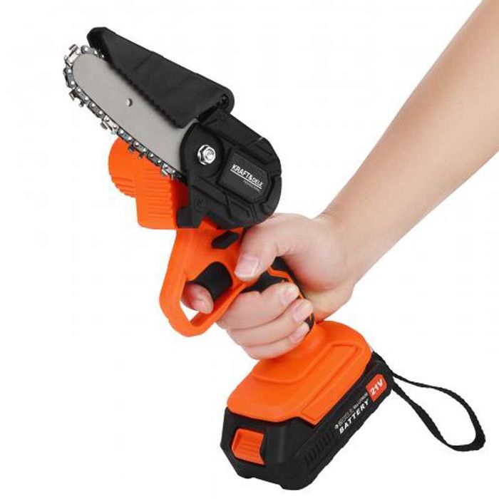 KRAFT&DELE Piła Pilarka Łańcuchowa 4" 2x2ah 21v + Wysięgnik KD10642