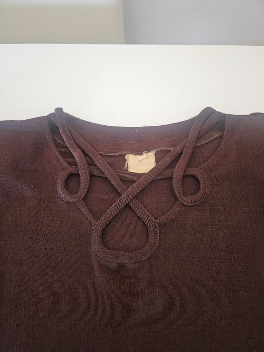 Blusa castanha tam. L