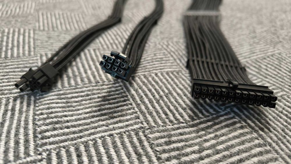 Кастомні кабелі живлення TEUCER 350mm 24pin, 8pin CPU та 8pin GPU