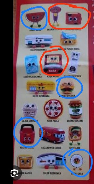 Biedroniaki ,zabawki