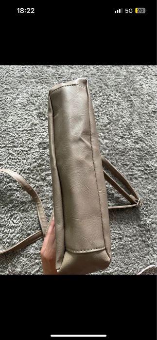 Torebka beżowa damska