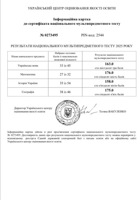 Репетитор з математики (1-10 клас)