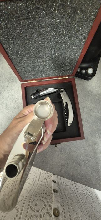CONJUNTO  de aço inoxidável presente vinho uísque