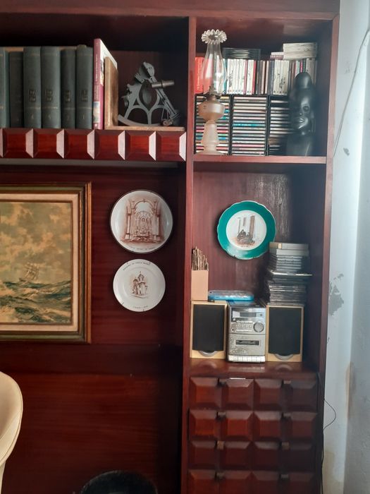 Mobília de escritório em mogno