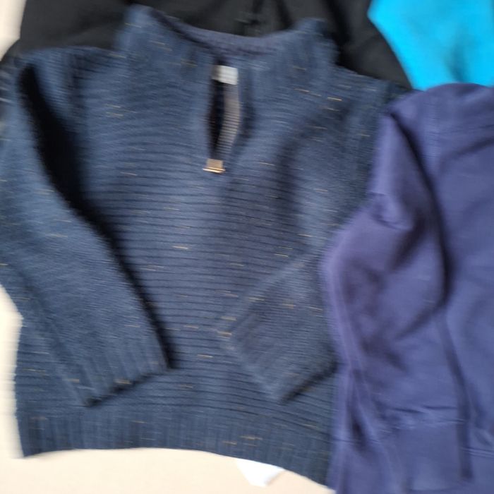 Zestaw 6 szt ciepłe bluzy r 98