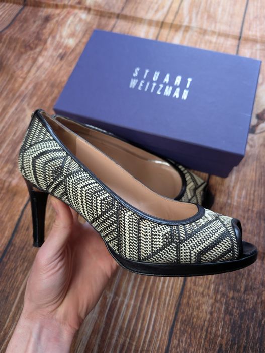Sandały na szpilce szpilki Stuart Weitzman