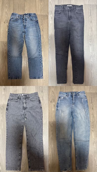 Джинси жіночі Levi’s 26, Mango 36
