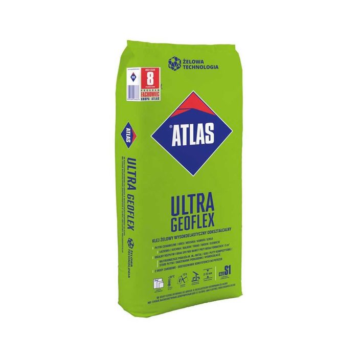 Atlas Ultra Geoflex25 kg!!! klej żelowy wysokoelastyczny S1