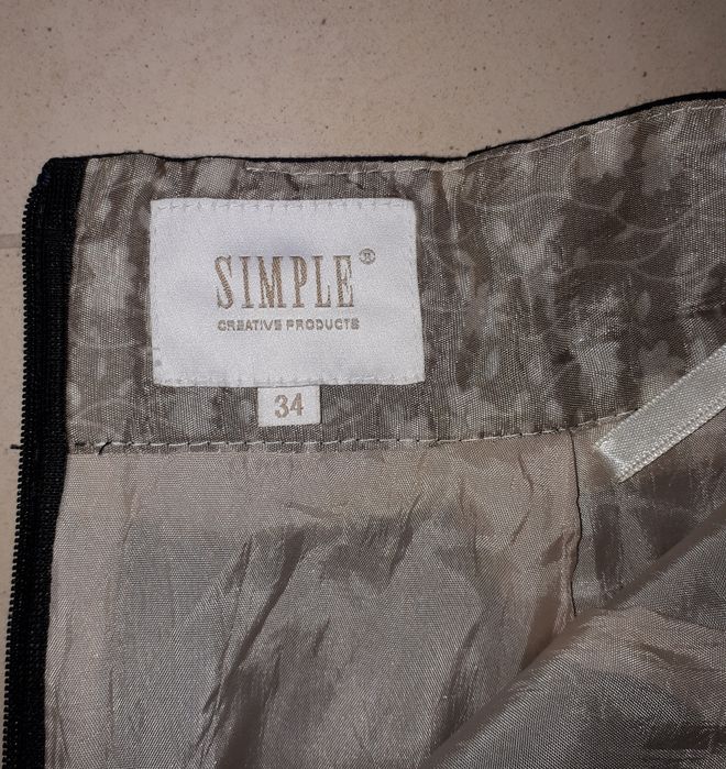 Spódnica ołówkowa Simple 34 klasyczna elegancka śliczna biuro święta