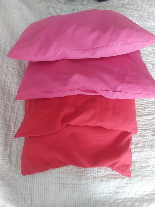4 Almofadas decorativas 45x45 usadas