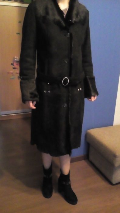 Дублёнка женская натуральная ( выворотка) размер М