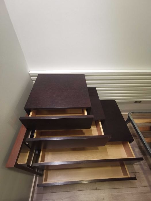 Cama casal +cómodas por modulos