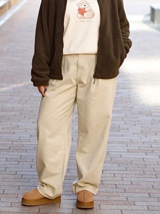 Нові бежеві нюд штани джинси висока талія Uniqlo