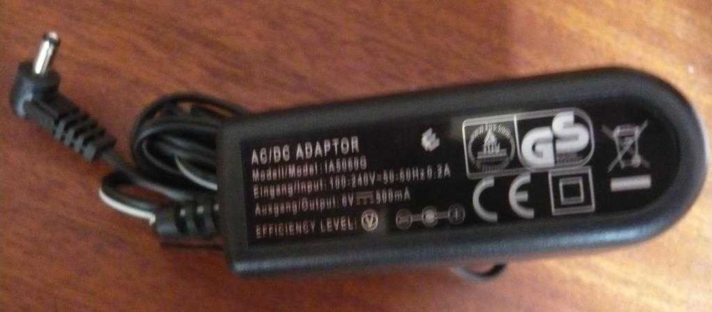 Carregador 6V 500mA mod. IA5060G