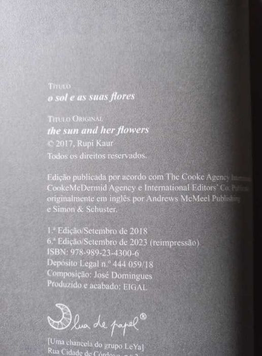O Sol e as Suas Flores - Rupi Kaur