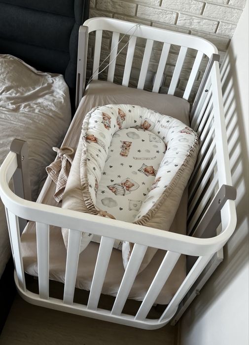 Ліжко нове  Верес Монако білий + матрас+ маятник+кріплення+ текстиль