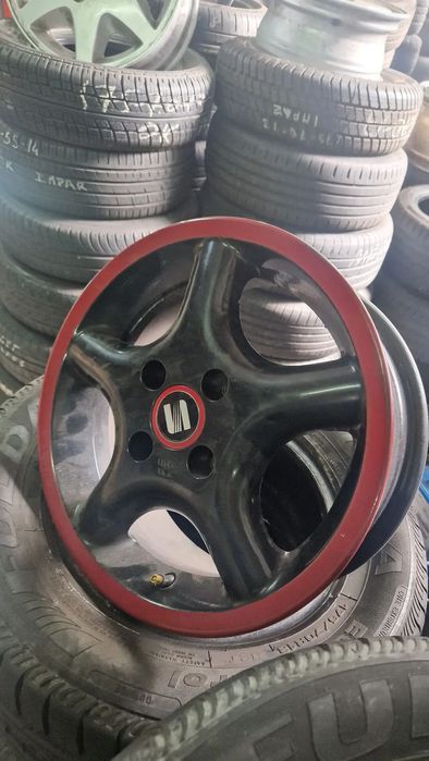 JANTES 14 UNIVERSAIS FURAÇÃO 4X100 EM PRETO