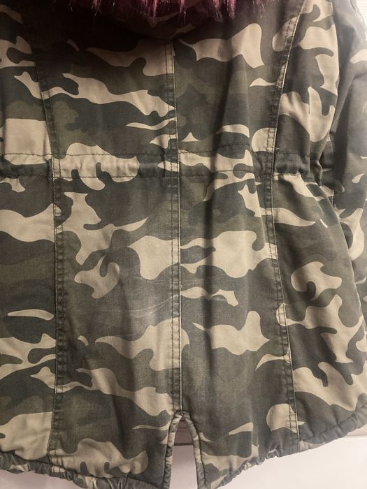 Kurtka zimowa parka moro 146-152