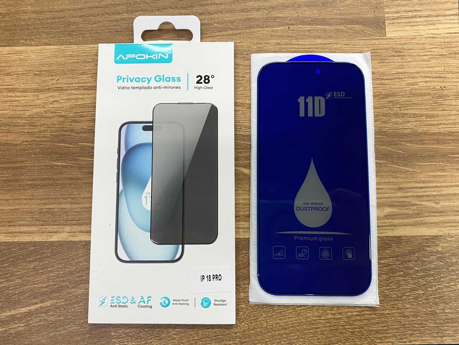 Película de vidro de privacidade para iPhone 18 Pro / iPhone 18 Pro Max - Privacy