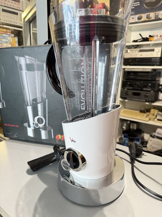 Blender kielochowy Bugatti Vela biały jak nowy