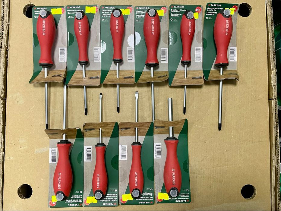 Отвертки крест/звезда/плоская/шестигранная PARKSIDE