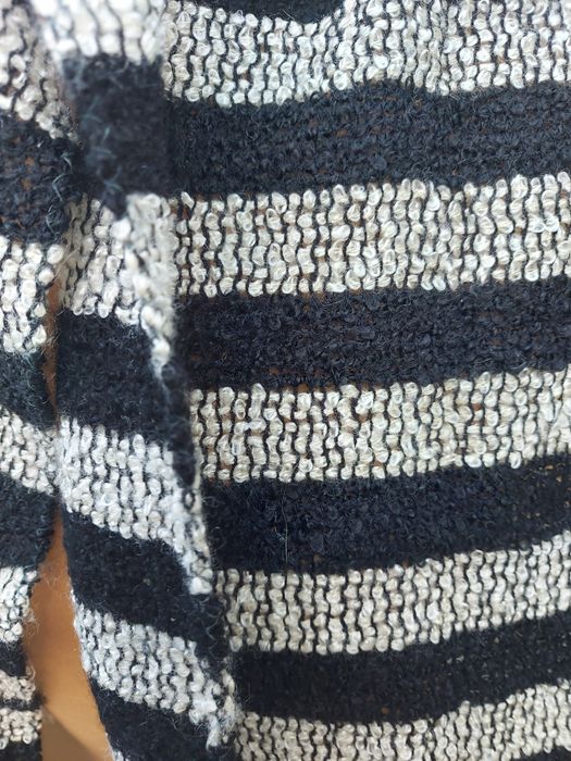 Szalik zimowy w paski męski