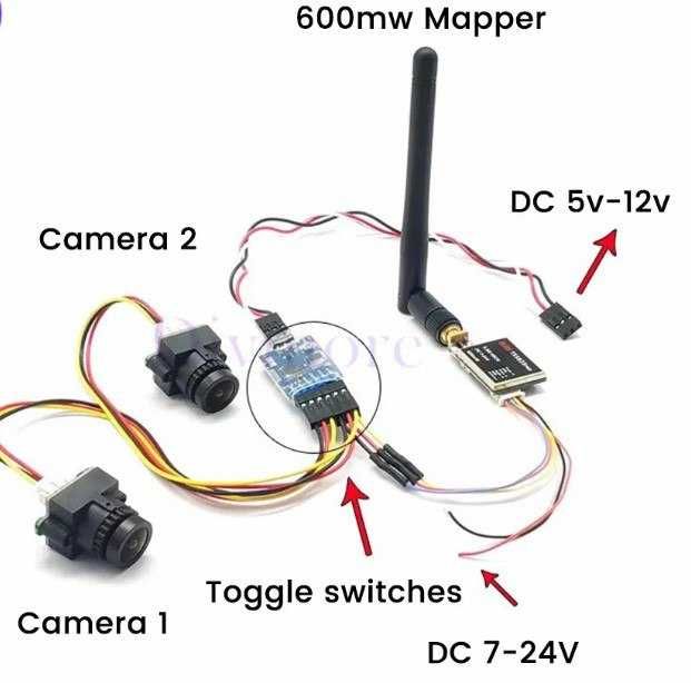 Відео перемикач комутатор FPV Video Switcher