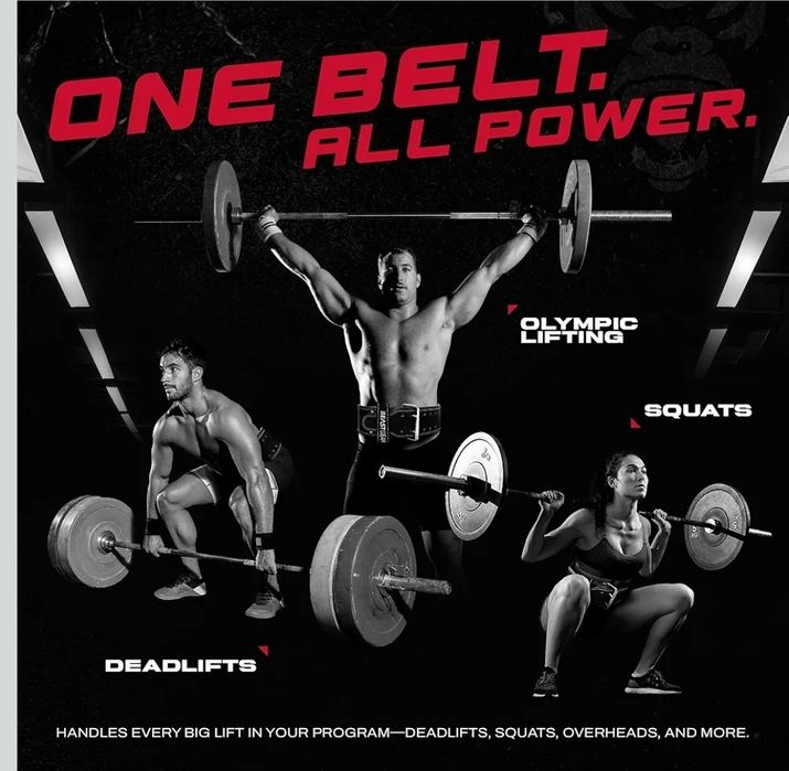 Pas do Podnoszenia Ciężarów Beast Gear Długość 130cm Szer 10cm D02