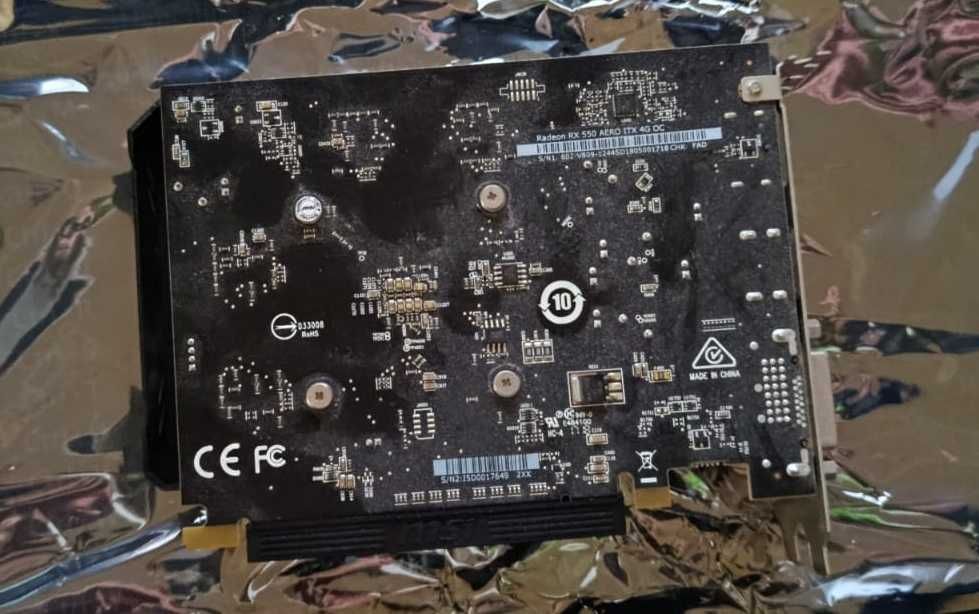 Radeon™ RX 550 AERO ITX 4G OC